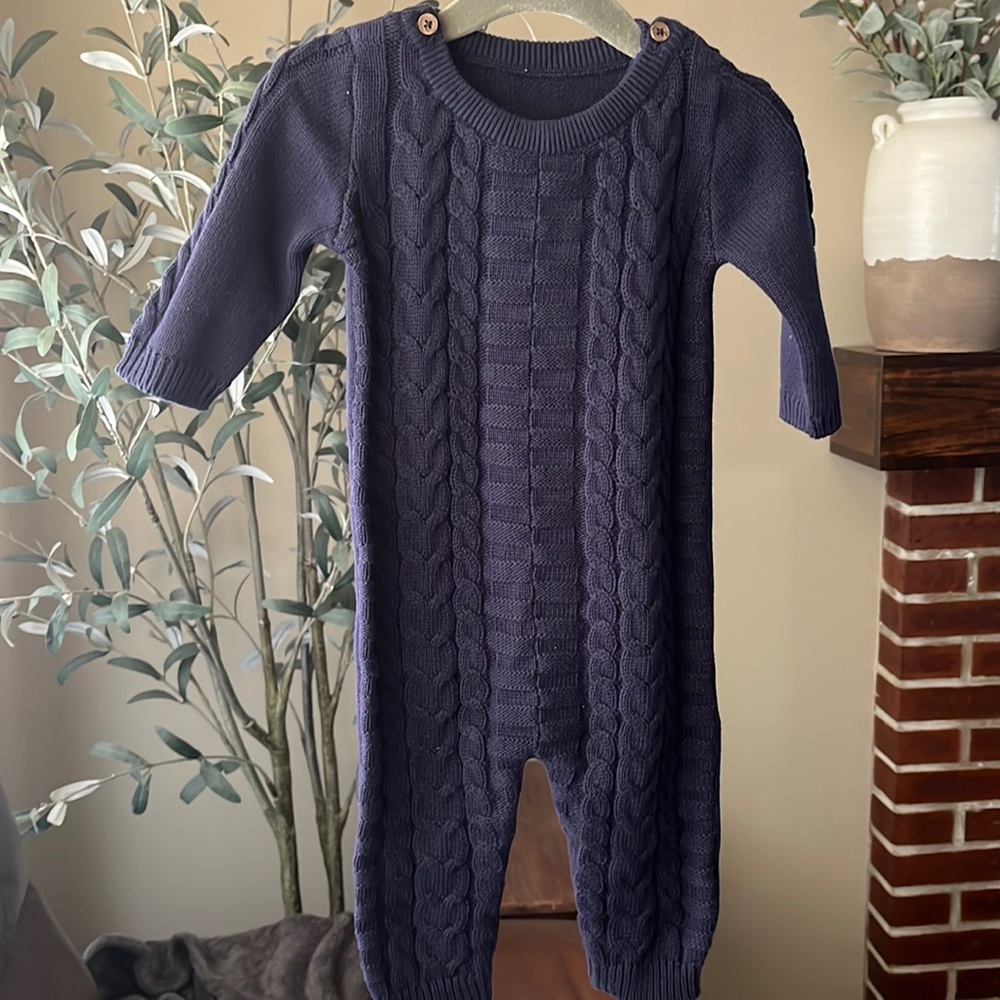 New with tags Amour baby 3-6 month knit one piece